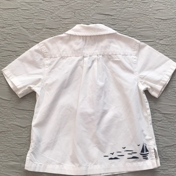 Threads baby boy shirt sleeve button down 18-24M - Picture 6 of 7